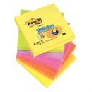 Zestaw bloczkw neon 3M Post-It Z-Note 76x76mm (6)