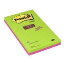 Zestaw 4 bloczkw 3M Post-it Super Sticky Ultraw linie 125*200 5845-SSUC