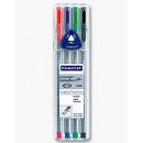 Cienkopis Staedtler Triplus S334 4 kolory/etui