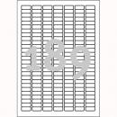 Etykiety samoprzylepne Zweckform A4 odklejalne (25) 25.4x10  4731