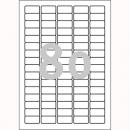 Etykiety samoprzylepne Zweckform A4 odklejalne (25) 35.6x16,9  4732