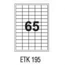 Etykiety samoprzylepne APLI InkJet 38x21 3127/1283