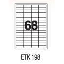 Etykiety samoprzylepne APLI InkJet 48.5*16.9 1282/3128