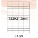 Etykiety samoprzylepne Emerson ILK 4*52,5x21,2 (100)