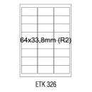 Etykiety samoprzylepne Emerson ILK 3*64x33,8 (100)