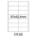 Etykiety samoprzylepne Emerson ILK 2*97x42,4 (100)