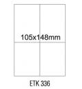 Etykiety samoprzylepne Emerson ILK 2*105x148 (100)