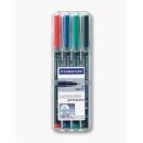 Foliopis Staedtler Lumocolor 4 szt kolor F318WP4