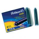 Naboje atramentowe Pelikan PN301176 niebieskie krtkie